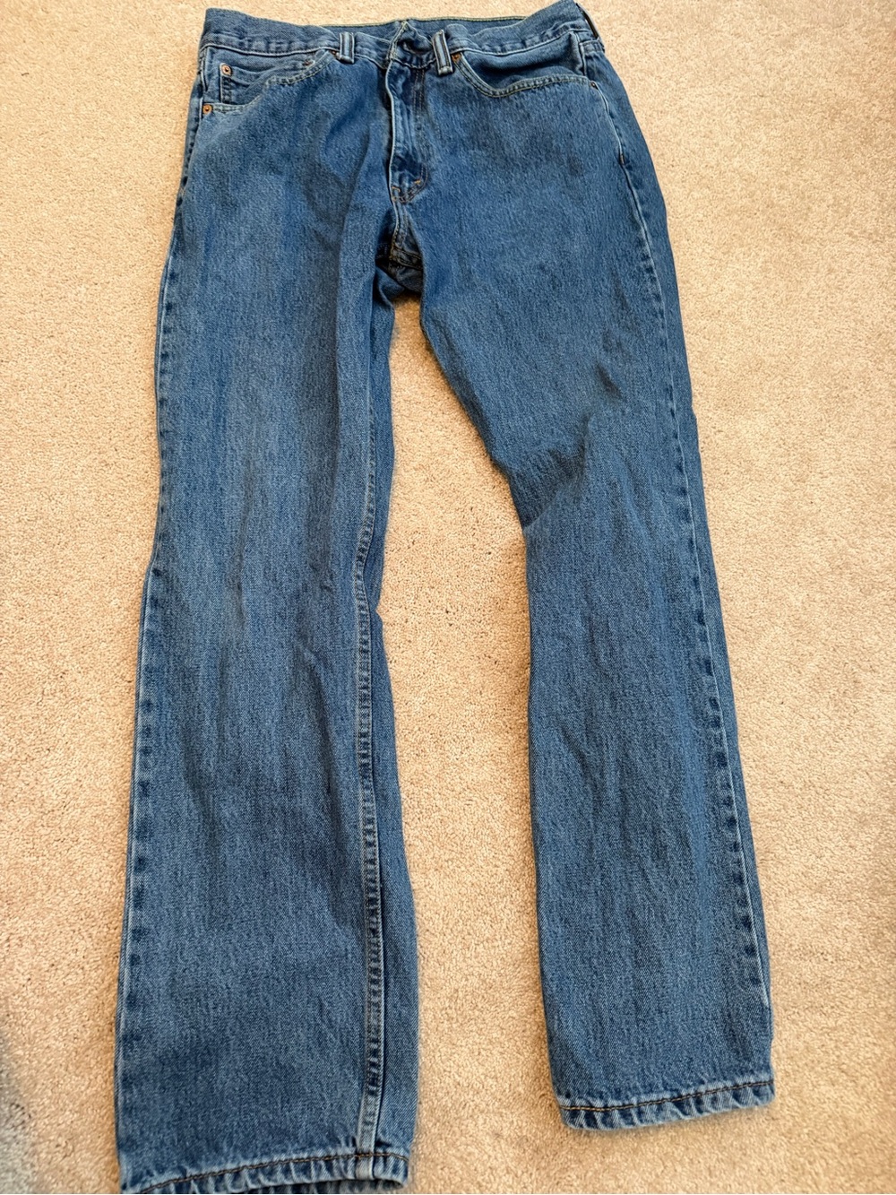 Levi's Men's Dark Blue Straight Jeans